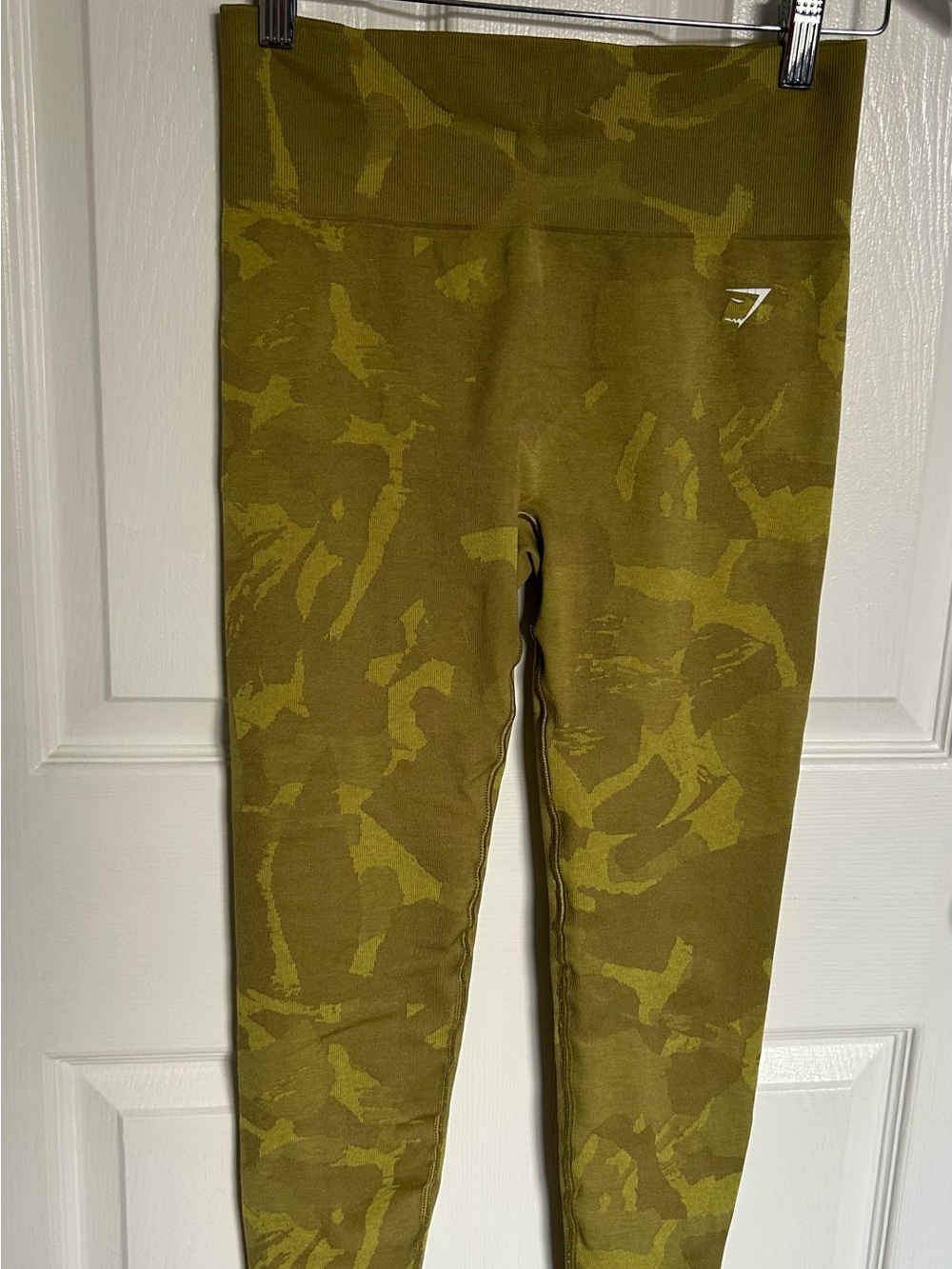 Gymshark Olive Camo Seamless Leggings